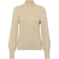 Kaffe Pullover bege mosqueado