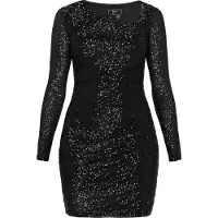 Faina Vestido de cocktail preto