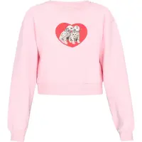 MyMo Pop Sweatshirt 'Pop' cor-de-rosa / vermelho claro / preto / offwhite