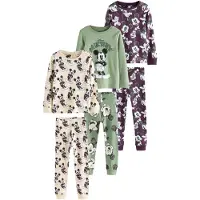 Next Pijama areia / verde claro / berinjela