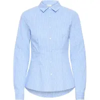 Ichi Blusa 'IHDIMA' azul / cinzento / cinzento claro