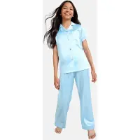 Lipsy Pijama azul céu / branco