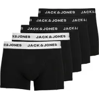 Jack & Jones Boxers 'Solid' preto / branco