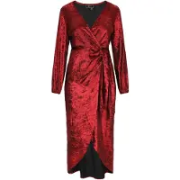 Faina Vestido de festa vermelho