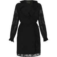 Faina Vestido de cocktail preto