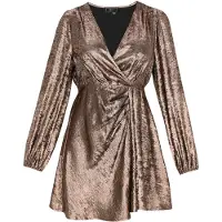 Faina Vestido de cocktail bronze