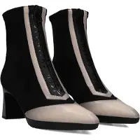 Hispanitas para mulher. BHI254186 Botins em pele Soho preto (41), Couro, 5 a 8cm, Zíper, Casual