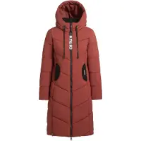 Khujo Sobretudo de inverno 'ARIBAY4 LIGHT ' vermelho escuro