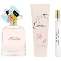 Marc Jacobs Conjunto de presente perfeito eau de parfum 100 ml, eau de parfum miniatura 10 ml e loção corporal 75 ml - 100 ml