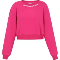 Mymo Sweatshirt rosa / branco