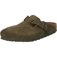 Birkenstock Sapato aberto 'Boston' verde escuro