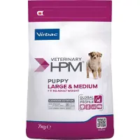 Virbac Comida Para Cães Hpm Puppy Large &amp; Medium 7kg