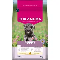 Eukanuba Ração Para Cães Filhotes De Porte Pequeno Rica Em Frango 3 Kg