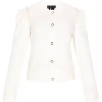 Faina Casaco de malha offwhite