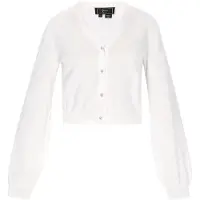 Faina Casaco de malha branco
