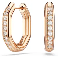 Swarovski Brincos ouro / branco