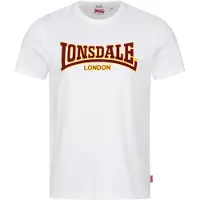 Lonsdale Camisa 'Classic' amarelo dourado / vermelho vinho / branco