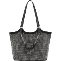 Faina Shopper preto / prata