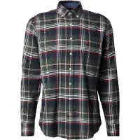 FYNCH-HATTON Camisa navy / oliveira / vermelho / branco