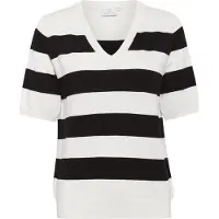 Kaffe Pullover 'KALizza' preto / branco