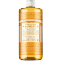 Dr. bronner's sabonete líquido universal limão e laranja 945 ml