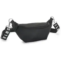 Elbsand Bolsa de cintura preto / branco