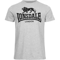 Lonsdale Camisa cinzento / preto