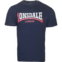 Lonsdale Camisa navy / vermelho / branco