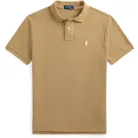 Ralph Lauren para homem. 710680784332 O icónico pólo em piqué castanho (XXL), Marrom, Bege, Casual, Algodão, Manga curta