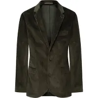 Hackett London para homem. HM470485 Americana Cordão verde (40/32), Casual, Sapatos de Festa, Algodão, Clássico, Manga comprida
