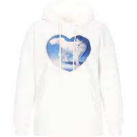 MyMo Pop Sweatshirt 'Pop' bege claro / azure / azul pastel / branco
