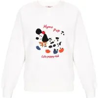 MyMo Pop Sweatshirt castanho / vermelho / preto / branco