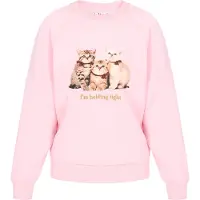 MyMo Pop Sweatshirt bege / brocado / mostarda / cor-de-rosa