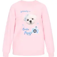 MyMo Pop Sweatshirt 'Pop' azul claro / cor-de-rosa / preto / branco