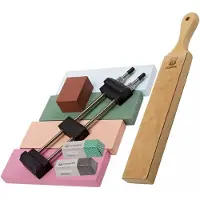 Skerper Professional Pacote de afiação com Stropping Paddle e Compounds