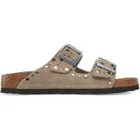 Birkenstock Chinelos Arizona Rivet mulheres - Bege - 35