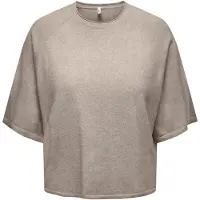 ONLY Pullover 'ONLLOYAL' bege mosqueado