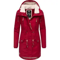 Ragwear Sobretudo de inverno 'Elsie' vermelho