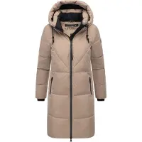 NAVAHOO Sobretudo de inverno 'Kältekuschel XIV' taupe