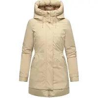 NAVAHOO Sobretudo de inverno 'Winterprinzessin 14' bege