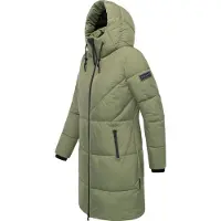NAVAHOO Sobretudo de inverno 'Kältekuschel XIV' cáqui