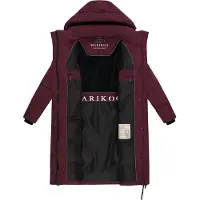 MARIKOO Sobretudo de inverno 'Chumanii XVI' vermelho
