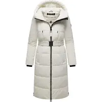 NAVAHOO Sobretudo de inverno 'Herbstnebel 14' branco