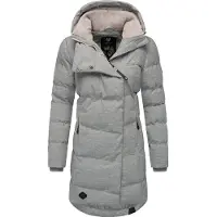 Ragwear Sobretudo de inverno 'Pavla' cinzento-prateado