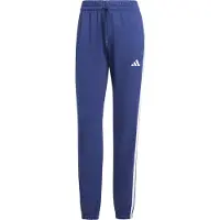 Adidas Calças de desporto 'Essentials' azul escuro / branco