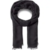 GUESS , Ninette jacquard, cachecol de tecido, preto, 8 x 180, feminino