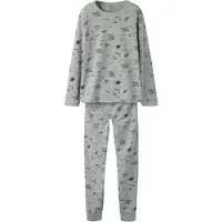 Name it Pijama marinho / amarelo pastel / acinzentado / vermelho-alaranjado