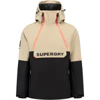 Superdry para homem. MS110192A Casaco Freestyle Overhead bege (XL), Casual, Ao ar livre, Polister Reciclado