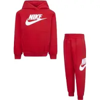 Nike Fato de jogging vermelho / branco