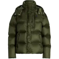 Ralph Lauren para mulher. 211932183003 Casaco acolchoado verde (M), Casual, Náilon